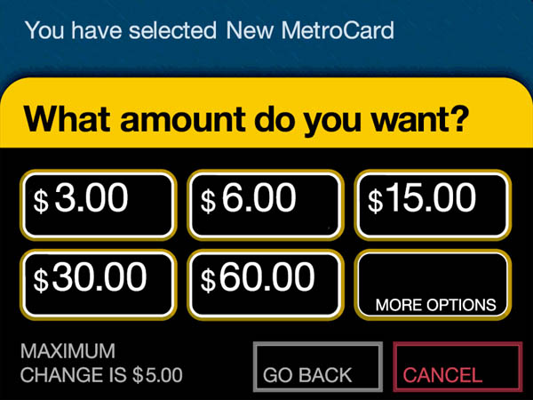 Metrocard Vending Machine